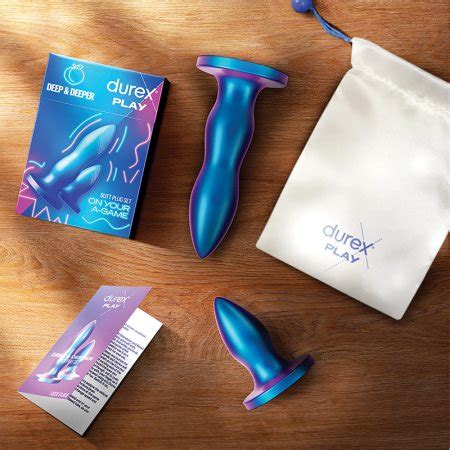 but plug|Durex Play Deep & Deeper Butt Plug Set